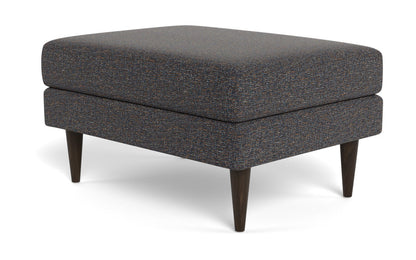 Wallace Untufted Ottoman - Cordova Eclipse
