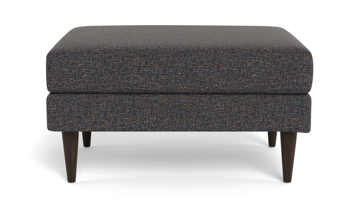 Wallace Untufted Ottoman - Camila Smoke
