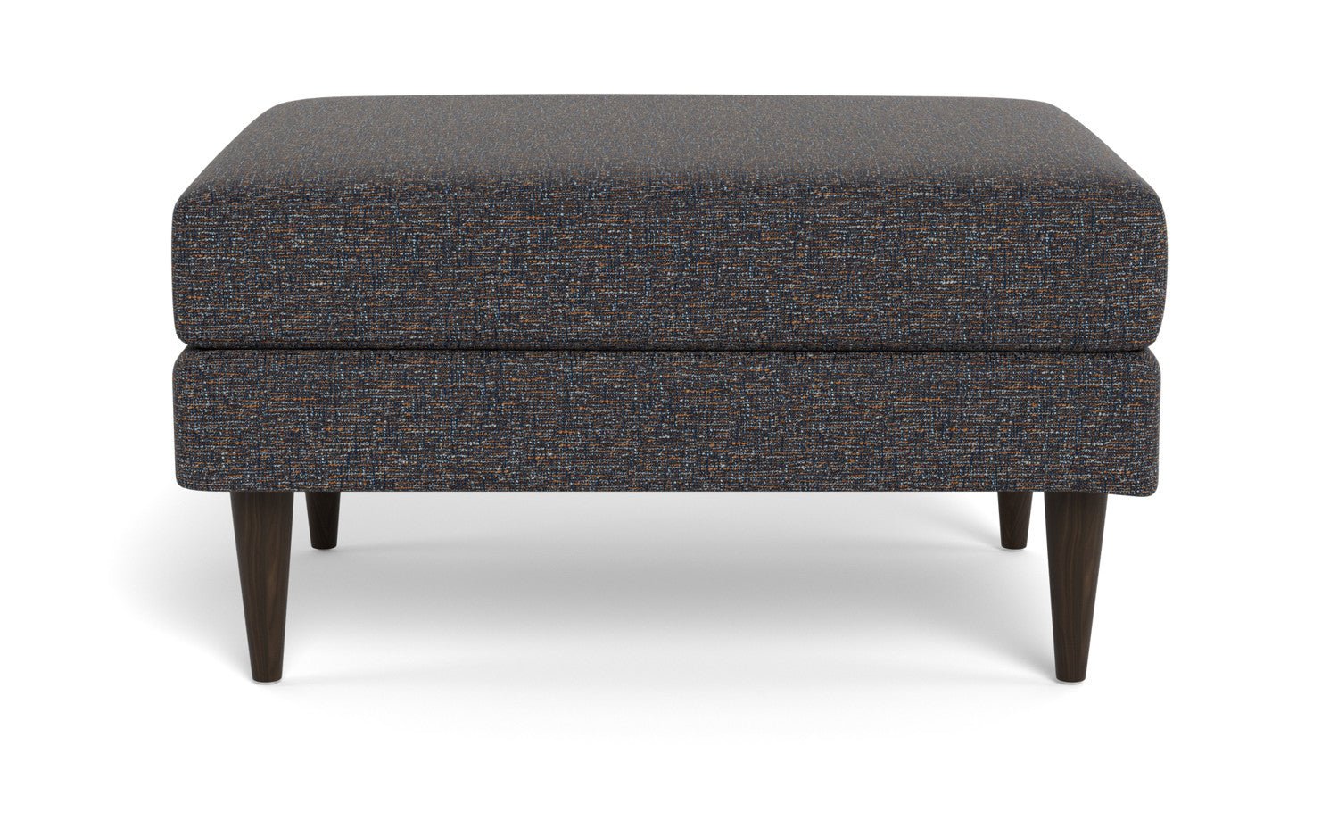Wallace Untufted Ottoman - Camila Smoke