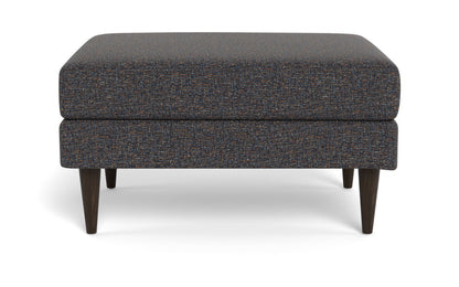 Wallace Untufted Ottoman - Camila Smoke