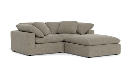 Fluffy 89" 2 Piece Sofa w/Otto - Cordova Mineral