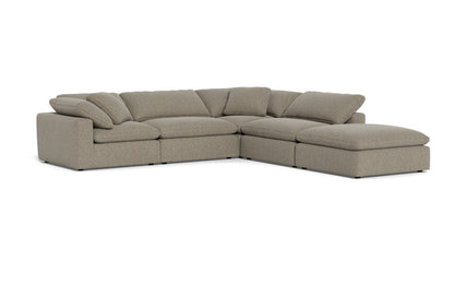 Fluffy 133.5" 4 Piece Sectional w/Otto - Cordova Mineral