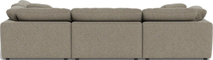 Fluffy 133.5" 4 Piece Sectional w/Otto - Cordova Mineral