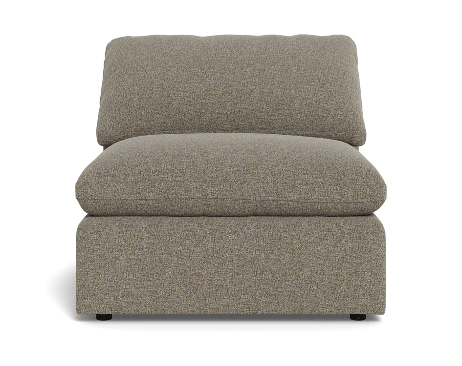 Fluffy Small Armless Chair - Cordova Eclipse