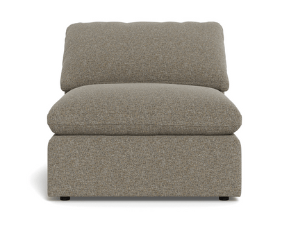 Fluffy Small Armless Chair - Cordova Eclipse