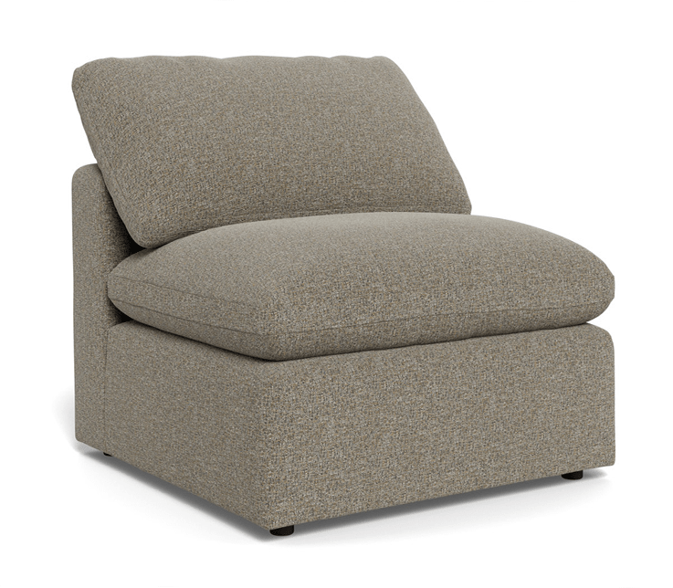 Fluffy Small Armless Chair - Cordova Mineral