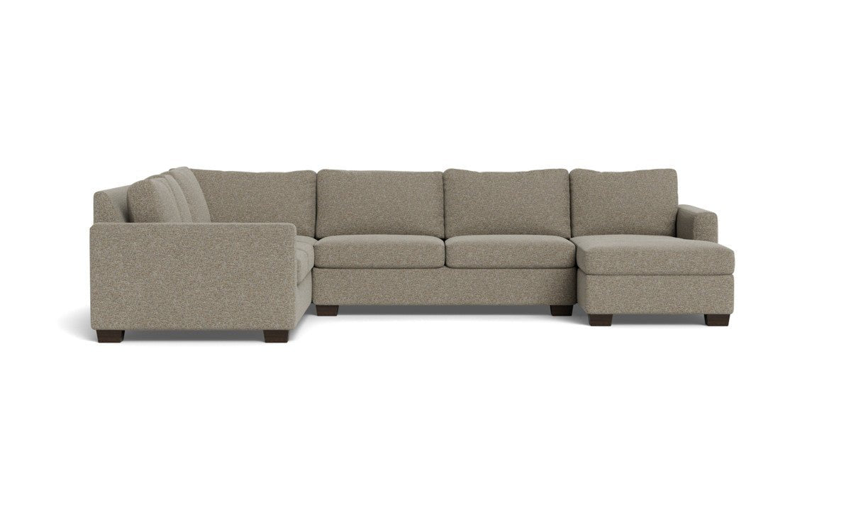 Track 141" Corner Sectionals w. Right Chaise - Cordova Mineral