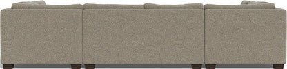 Track 141" Corner Sofa U Sectional - Cordova Mineral