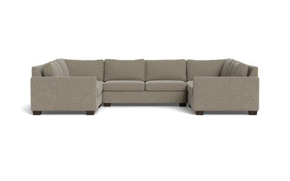 Track 141" Corner Sofa U Sectional - Cordova Mineral