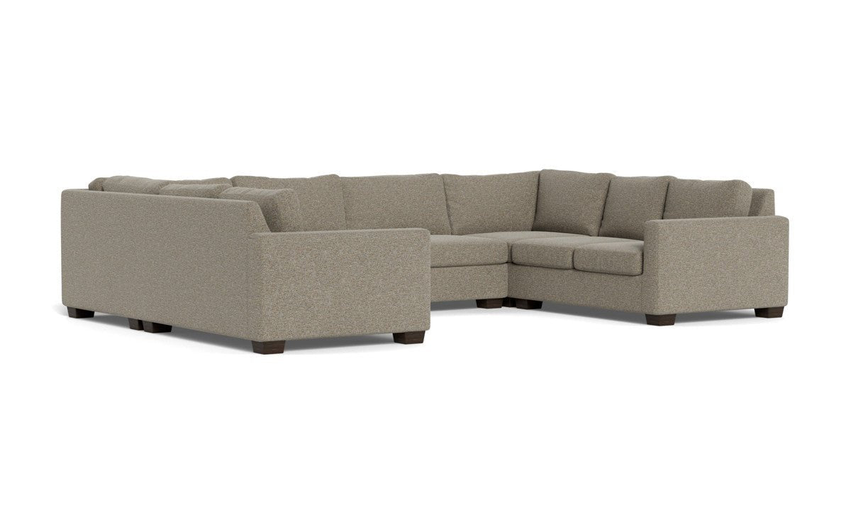 Track 141" Corner Sofa U Sectional - Cordova Mineral