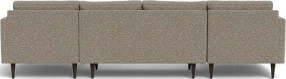 Wallace 126" Double Chaise U Sectional - Cordova Mineral