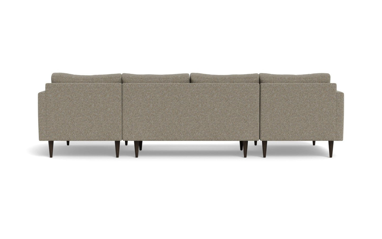 Wallace 126" Untufted Double Chaise U Sectional - Cordova Mineral