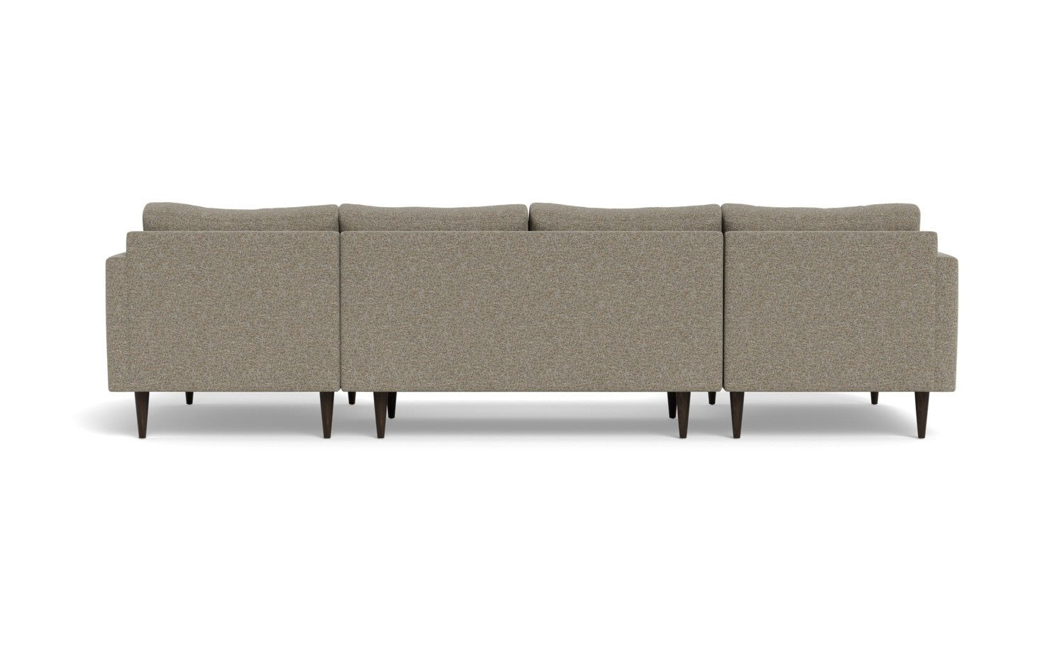 Wallace 126" Untufted Double Chaise U Sectional - Cordova Mineral