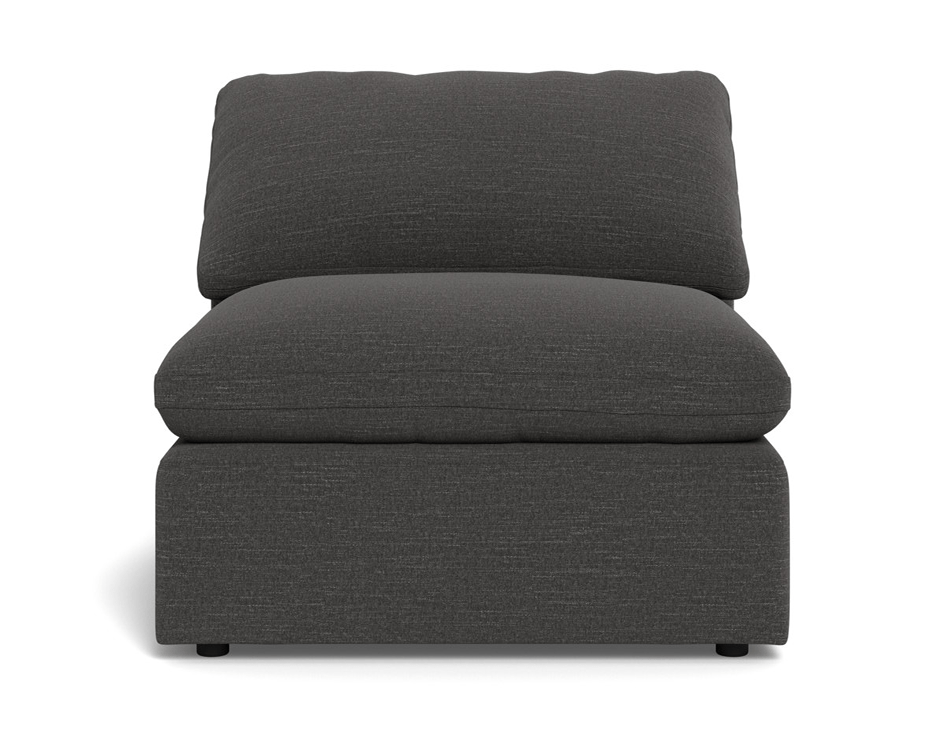 Fluffy Small Armless Chair - Cordova Mineral