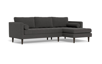Ladybird 102" Right Chaise Sectional - Curious Charcoal