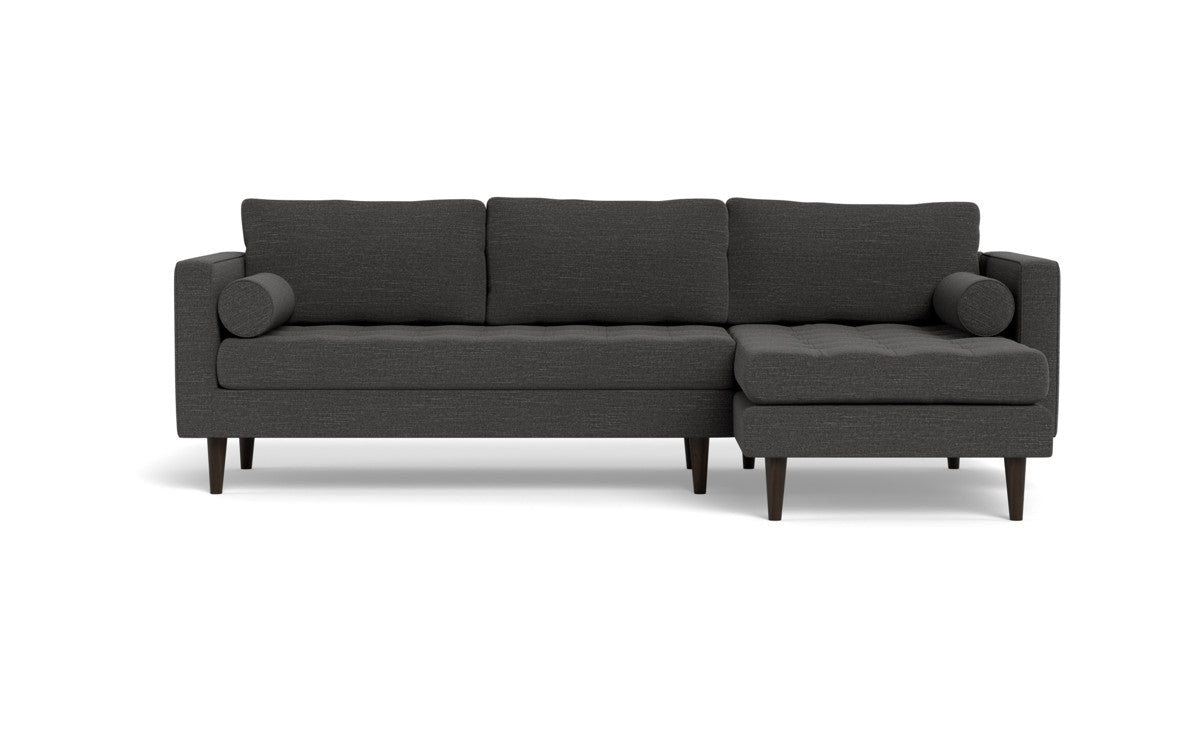 Ladybird 102" Right Chaise Sectional - Curious Charcoal