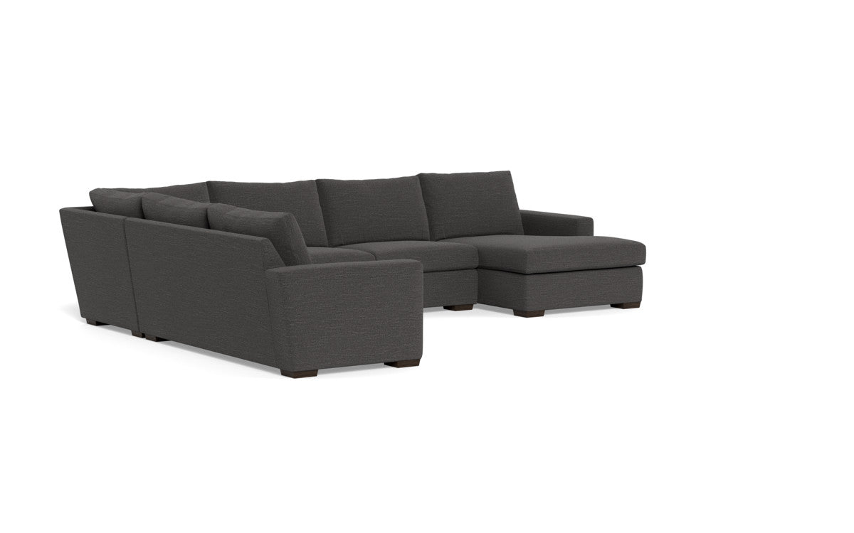 Mesa 156" Corner Sectionals w. Right Chaise - Curious Charcoal