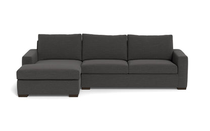 Mesa 123" Left Chaise Sectional - Curious Charcoal