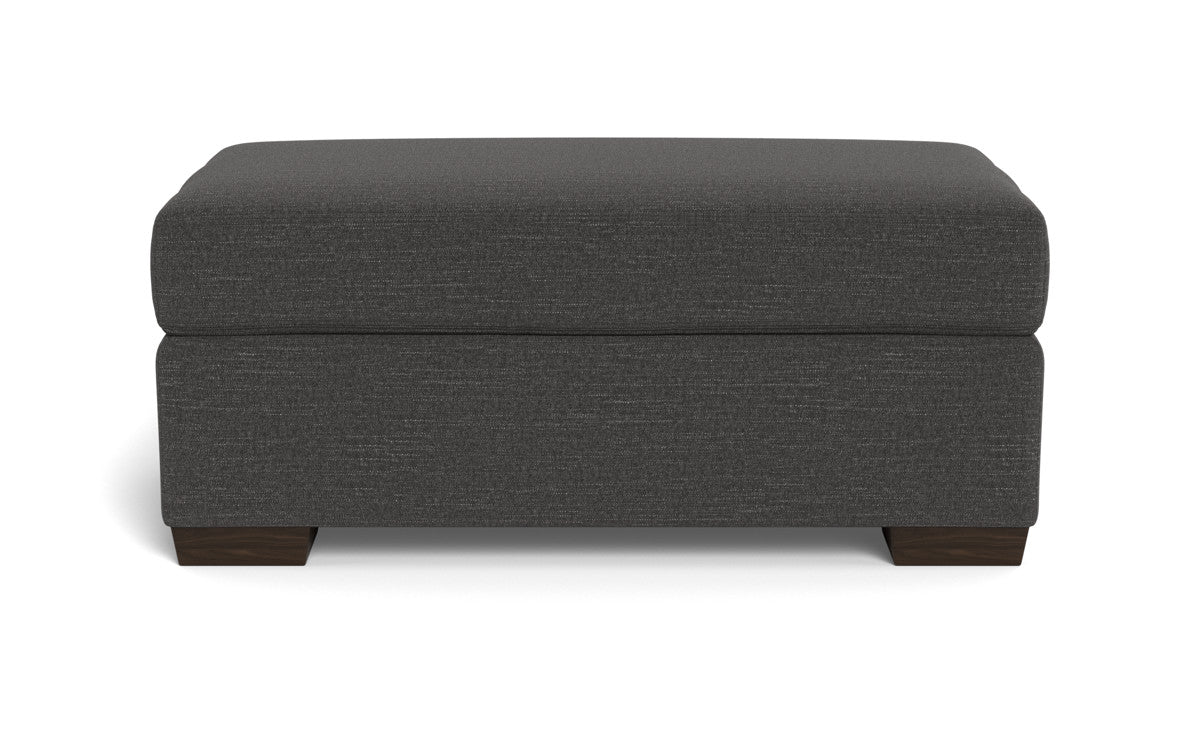 Mesa Storage Ottoman - Curious Charcoal