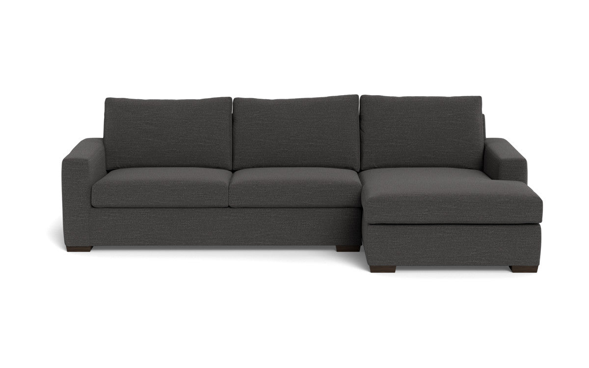 Mesa 123" Right Chaise Sectional - Curious Charcoal