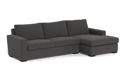 Mesa 123" Right Chaise Sectional - Curious Charcoal