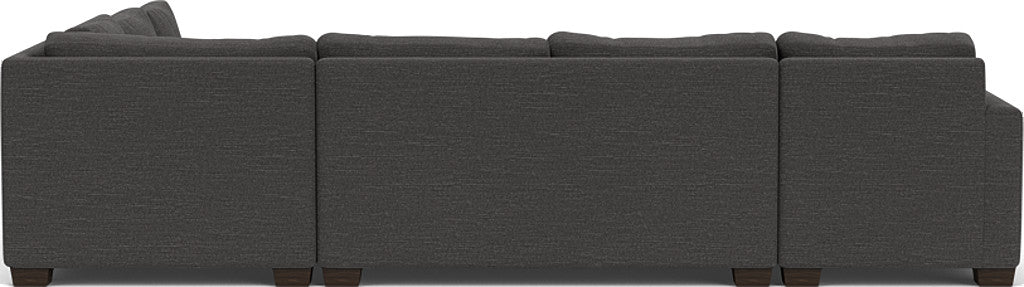 Track 141" Corner Sectionals w. Left Chaise - Curious Charcoal