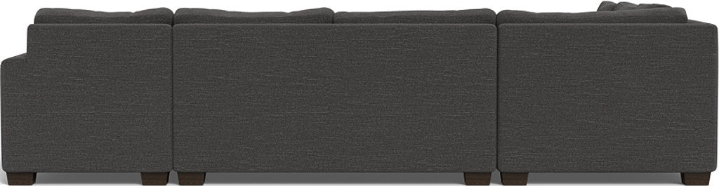 Track 141" Corner Sectionals w. Right Chaise - Curious Charcoal