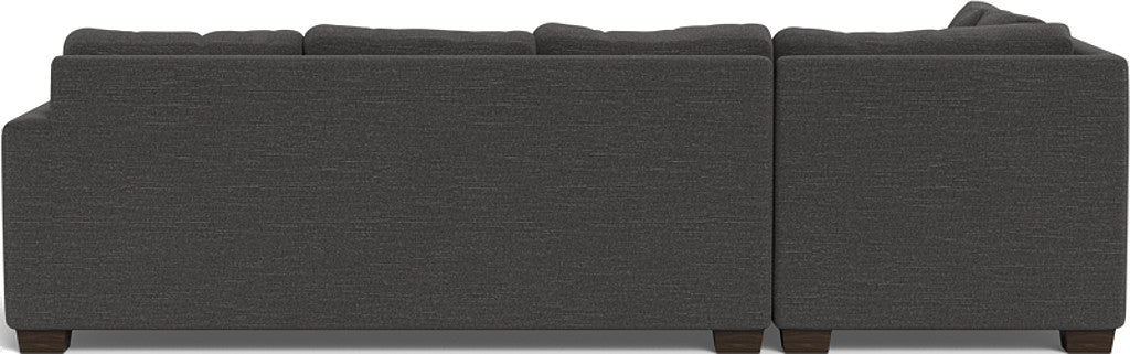 Track 121" Left Chaise Sleeper Sectional - Curious Charcoal