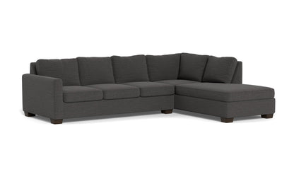 Track 121" Right Chaise Sleeper Sectional - Curious Charcoal