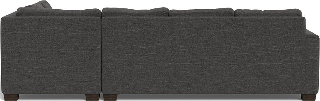 Track 121" Right Chaise Sleeper Sectional - Curious Charcoal