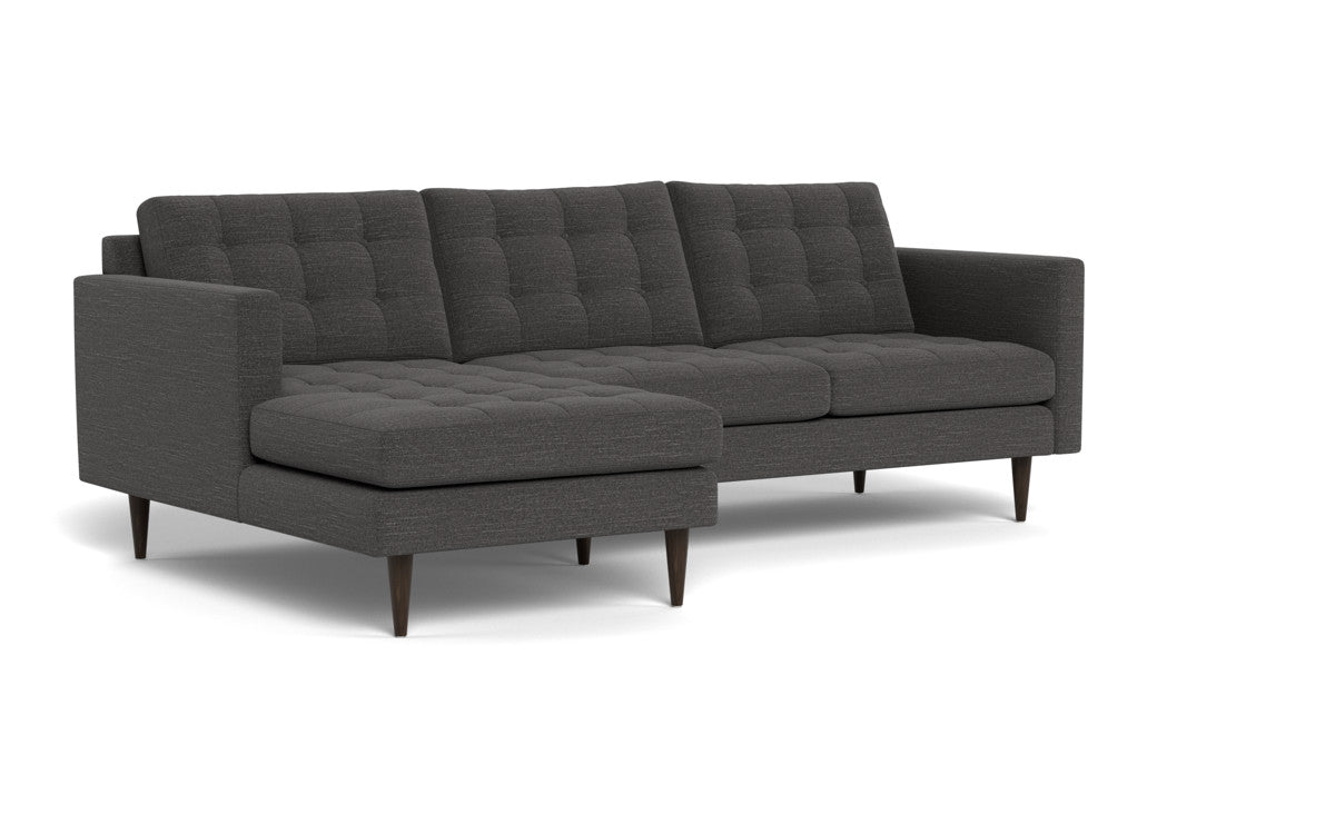 Wallace 98" Left Chaise Sectional - Curious Charcoal