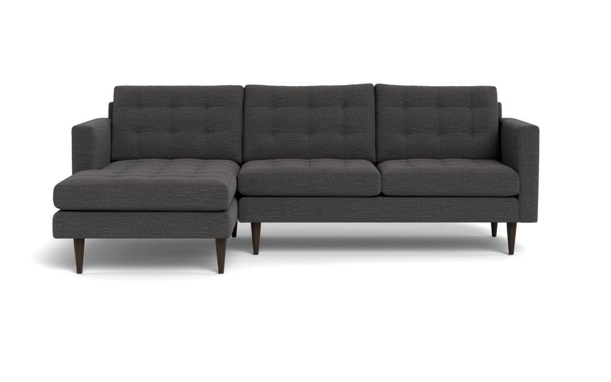 Wallace 98" Left Chaise Sectional - Curious Charcoal