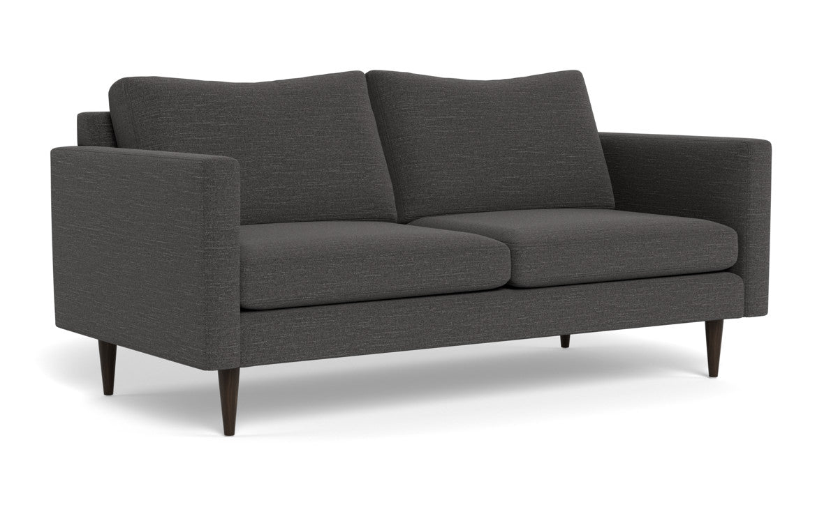 Wallace 74" Untufted Apartment Sofa - Curious Charcoal