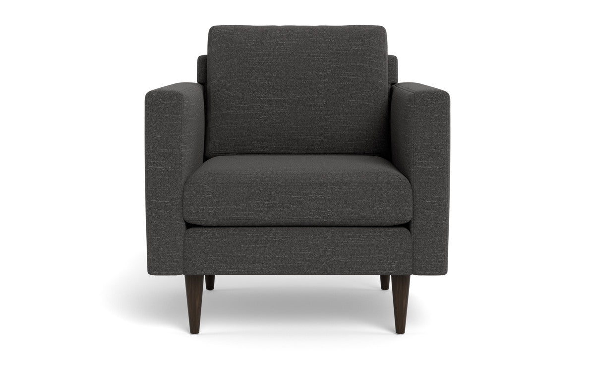 Wallace 34" Untufted Arm Chair - Curious Charcoal