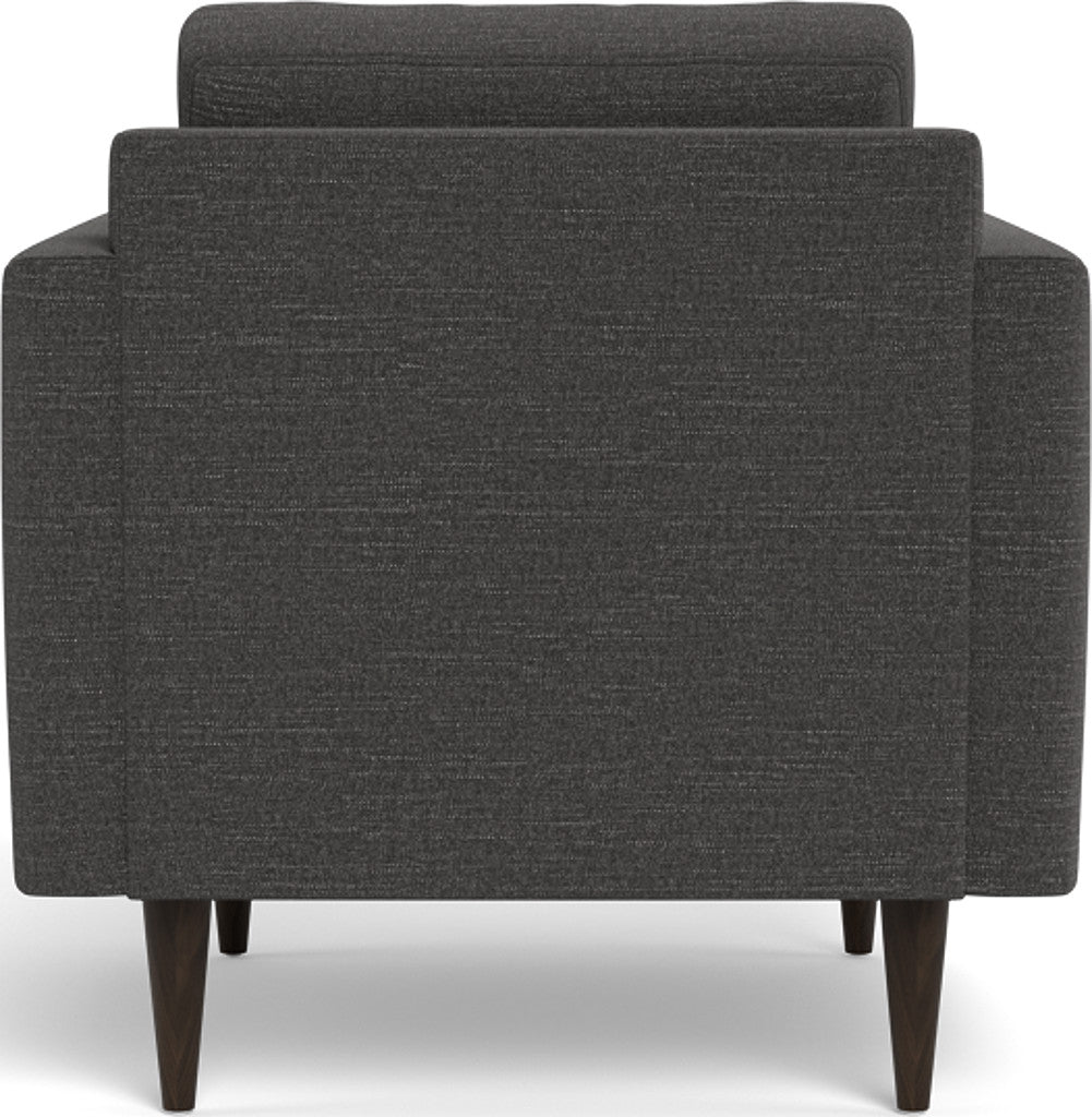 Wallace 34" Untufted Arm Chair - Curious Charcoal