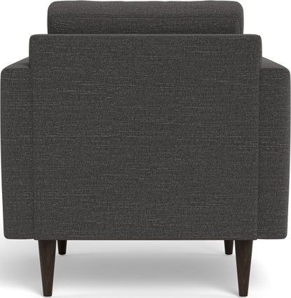 Wallace 34" Untufted Arm Chair - Curious Charcoal