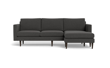 Wallace 98" Untufted Reversible Chaise Sofa - Curious Charcoal