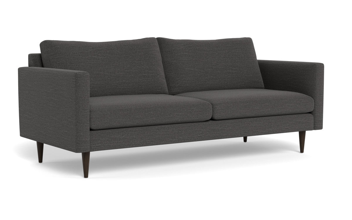 Wallace 85" Untufted Sofa - Curious Charcoal
