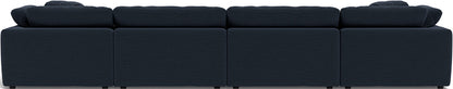 Fluffy 178" 4 Piece Sectional W/Double Otto - Curious Eclipse
