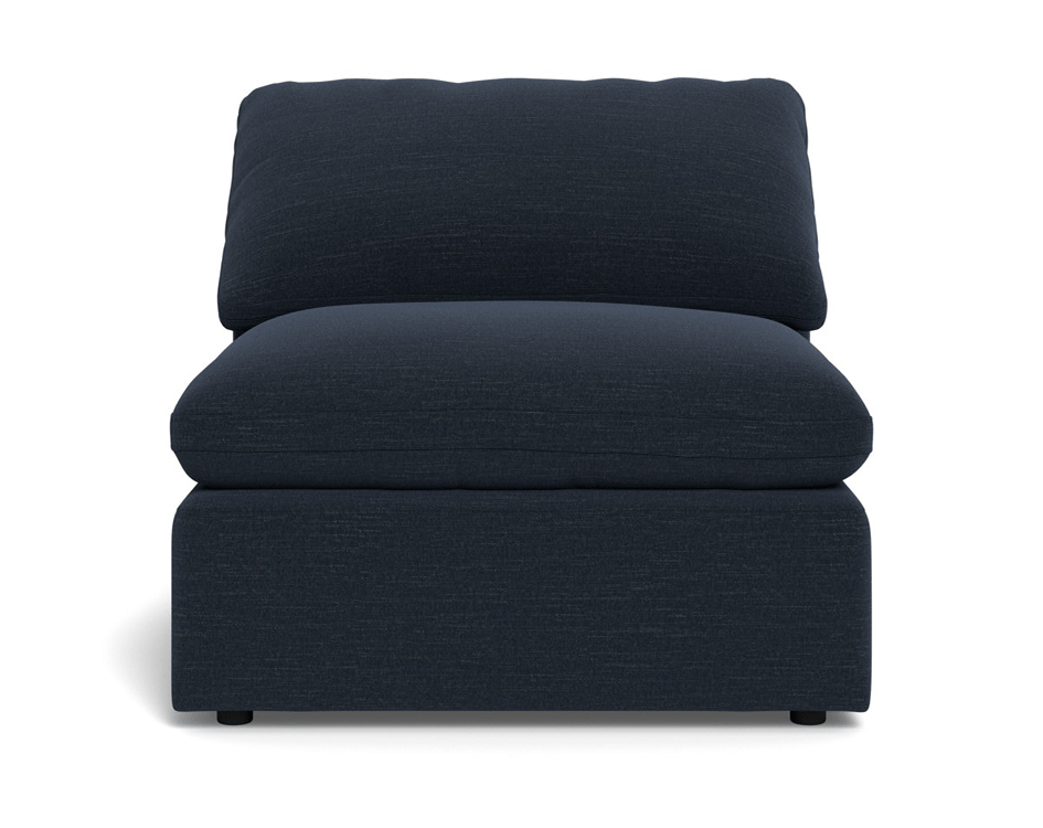 Fluffy Small Armless Chair - Curious Eclipse