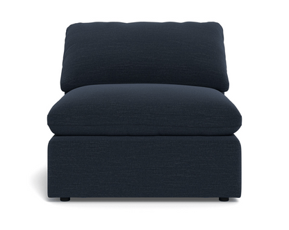 Fluffy Small Armless Chair - Curious Eclipse