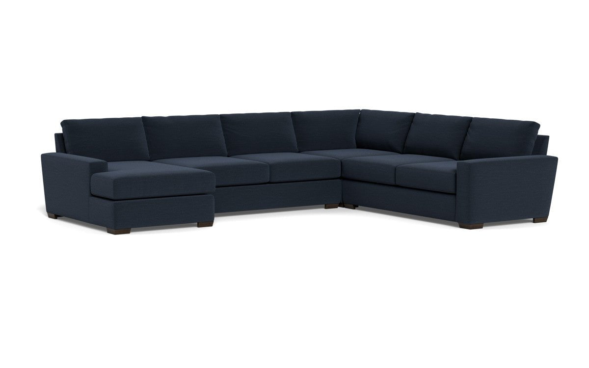 Mas Mesa 162" Deep Corner Sectionals w. Left Chaise - Curious Eclipse