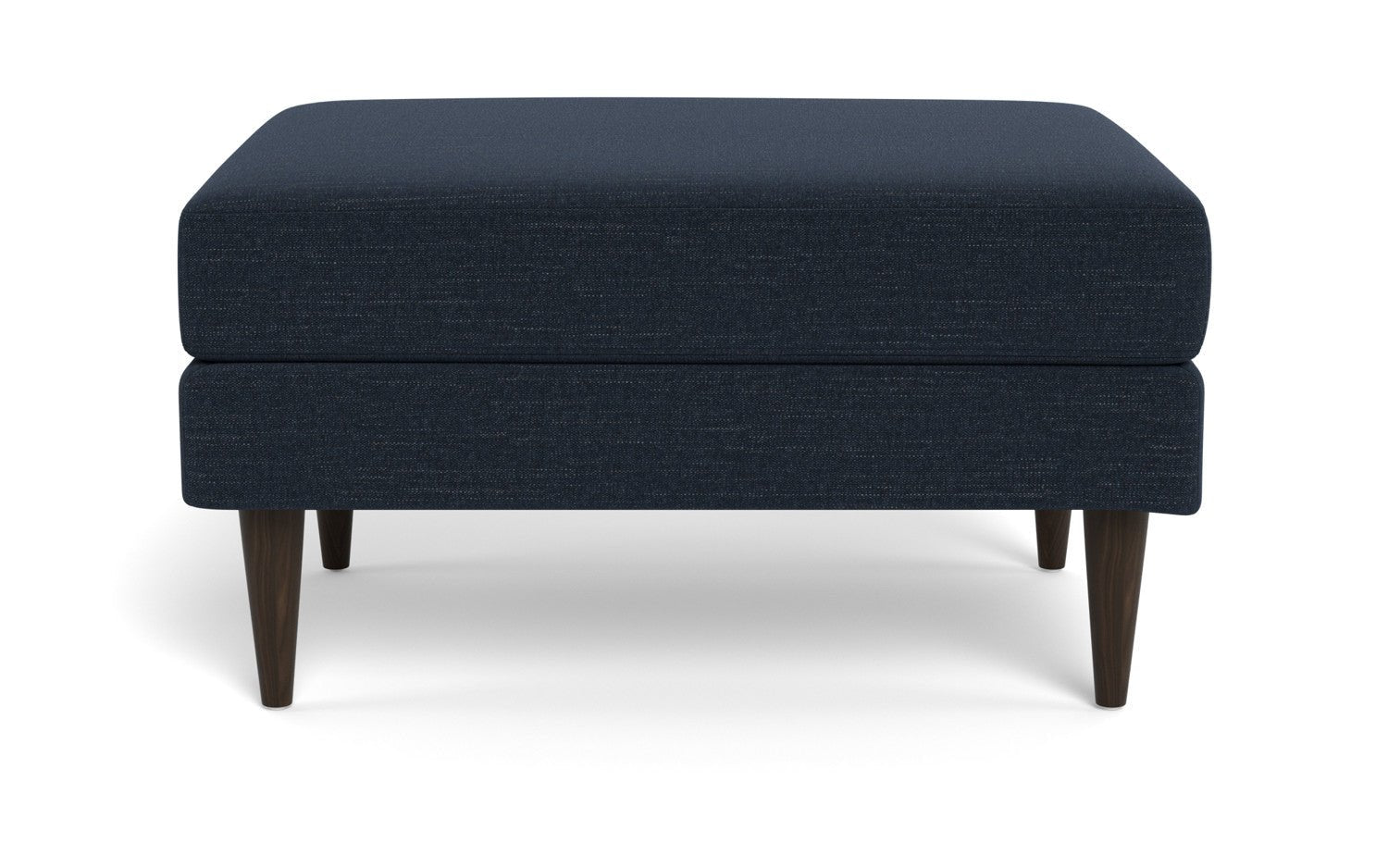 Wallace Untufted Ottoman - Curious Charcoal