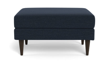 Wallace Untufted Ottoman - Curious Charcoal