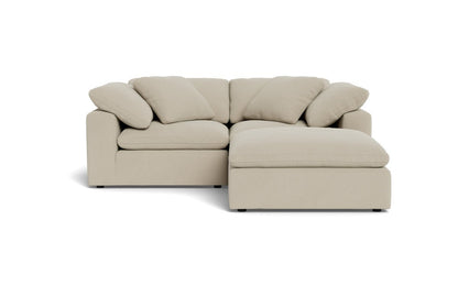 Fluffy 89" 2 Piece Sofa w/Otto - Curious Pearl
