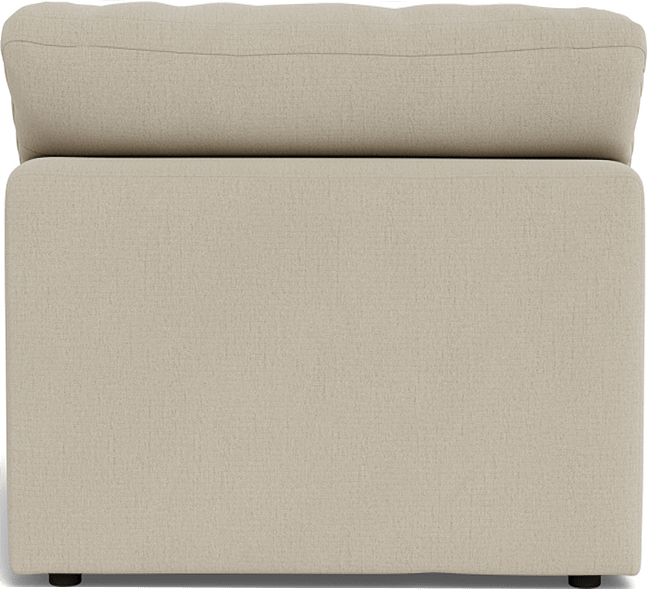 Fluffy Small Armless Chair - Curious Eclipse