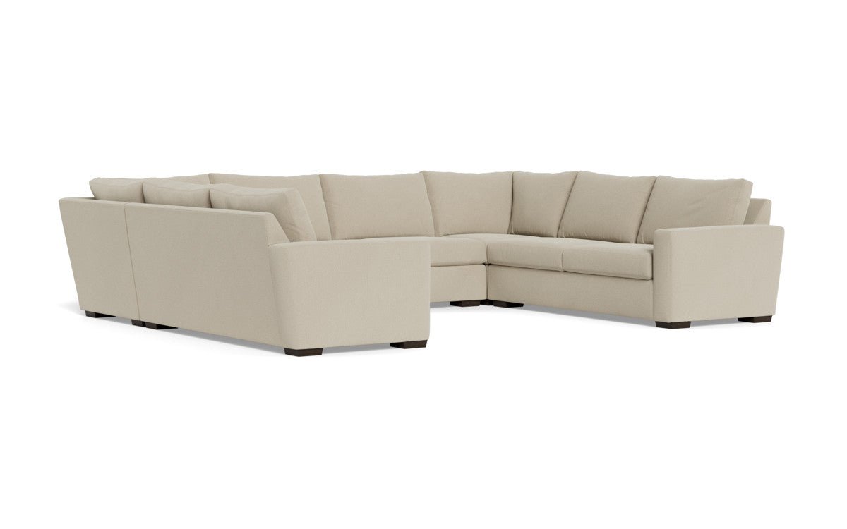 Mesa 154" Condo U Sectional - Curious Pearl