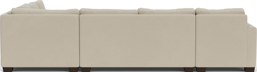 Track 141" Corner Sectionals w. Left Chaise - Curious Pearl