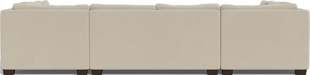 Track 141" Corner Sofa U Sectional - Curious Pearl