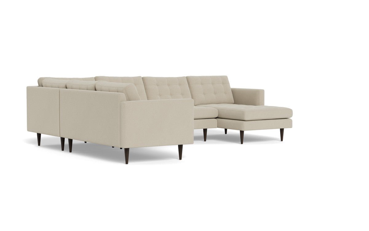 Wallace 130" Corner Sectionals w. Right Chaise - Curious Pearl